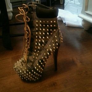 Zigi Girl Studded Camo Boots